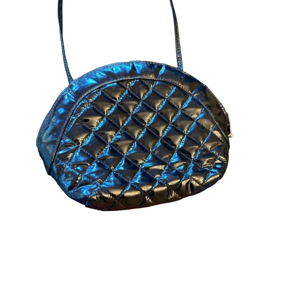 Jay Herbert Black Quilted Mini Shoulder Crossbody‎ Bag Purse